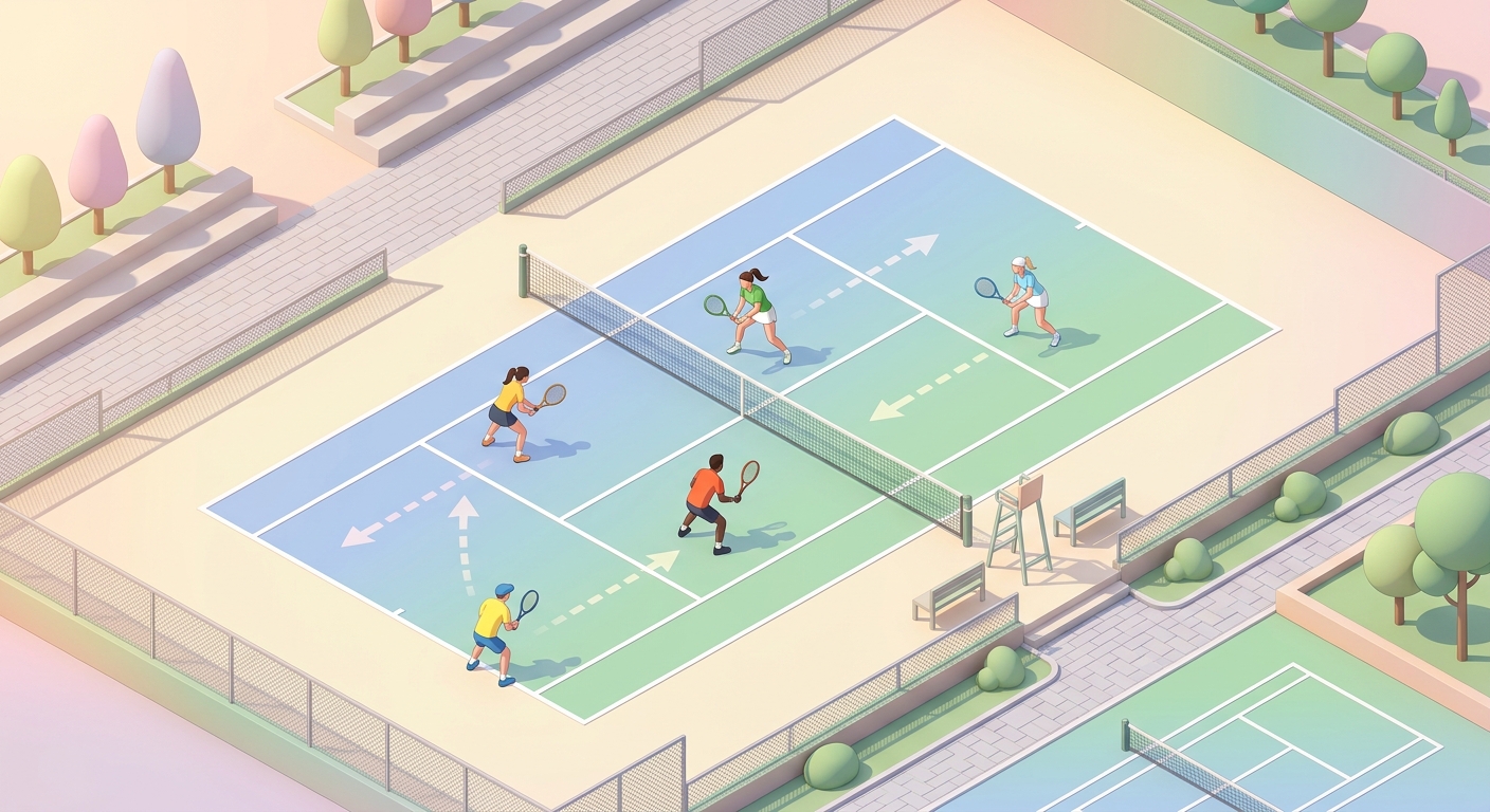 3.0 vs. 4.0 Doubles Strategy: How the Right Tactics Change as You Level Up